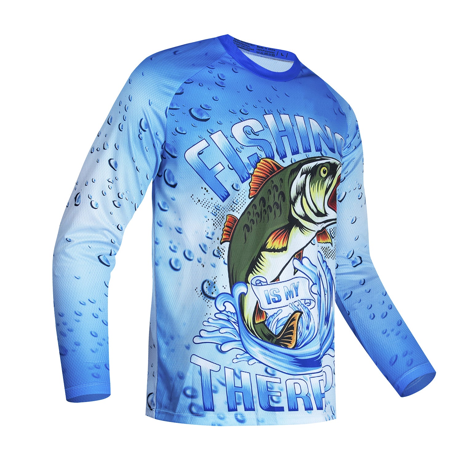 Camisa de Pesca Masculina Manga Longa com Protetor Solar
