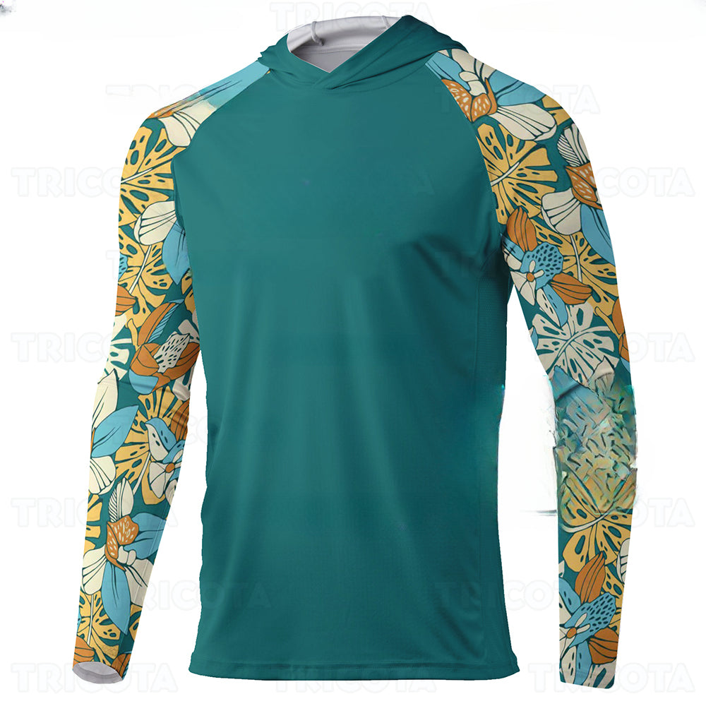 Camisa de Pesca Masculina de Manga Longa