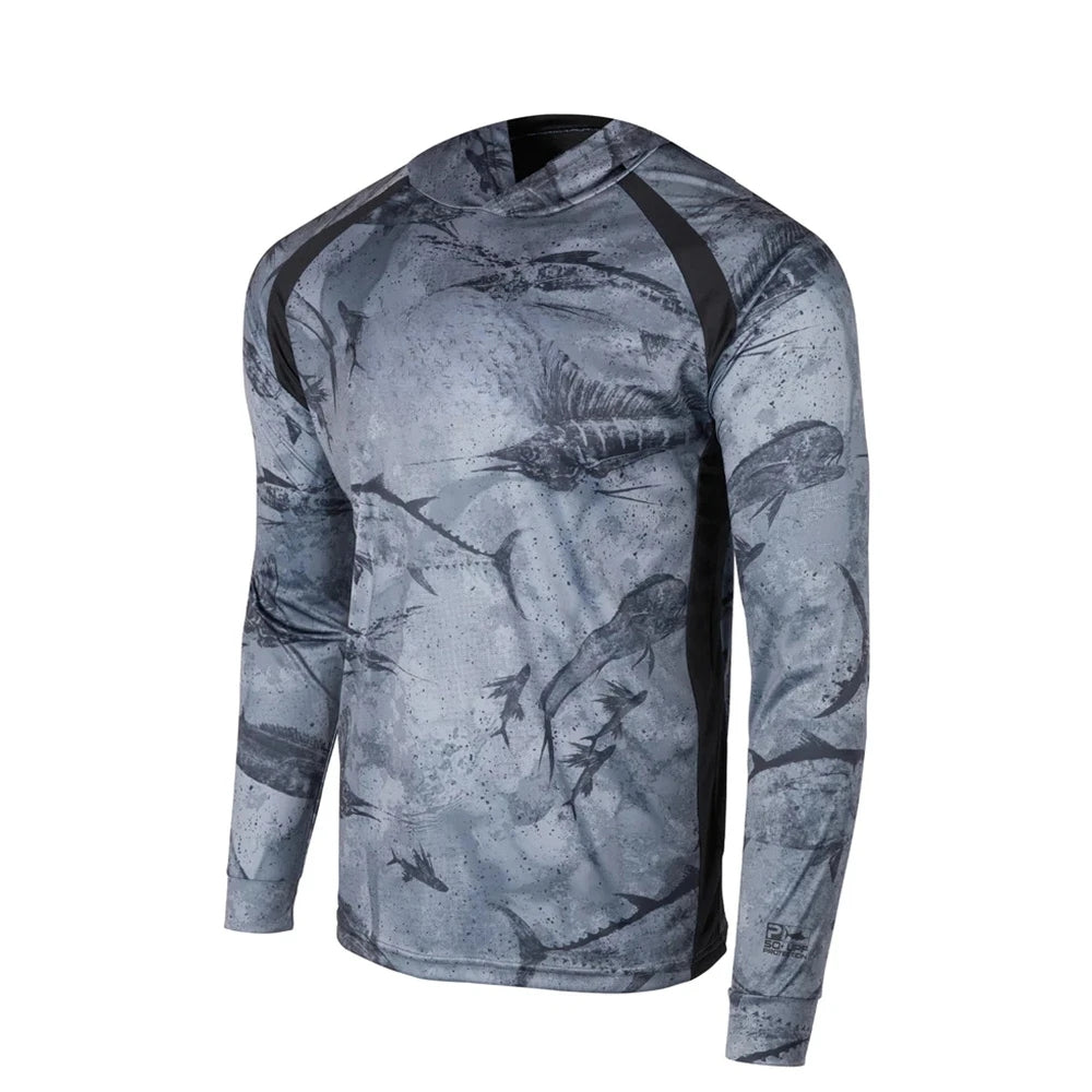 Camiseta com Capuz e Proteção UV Masculino