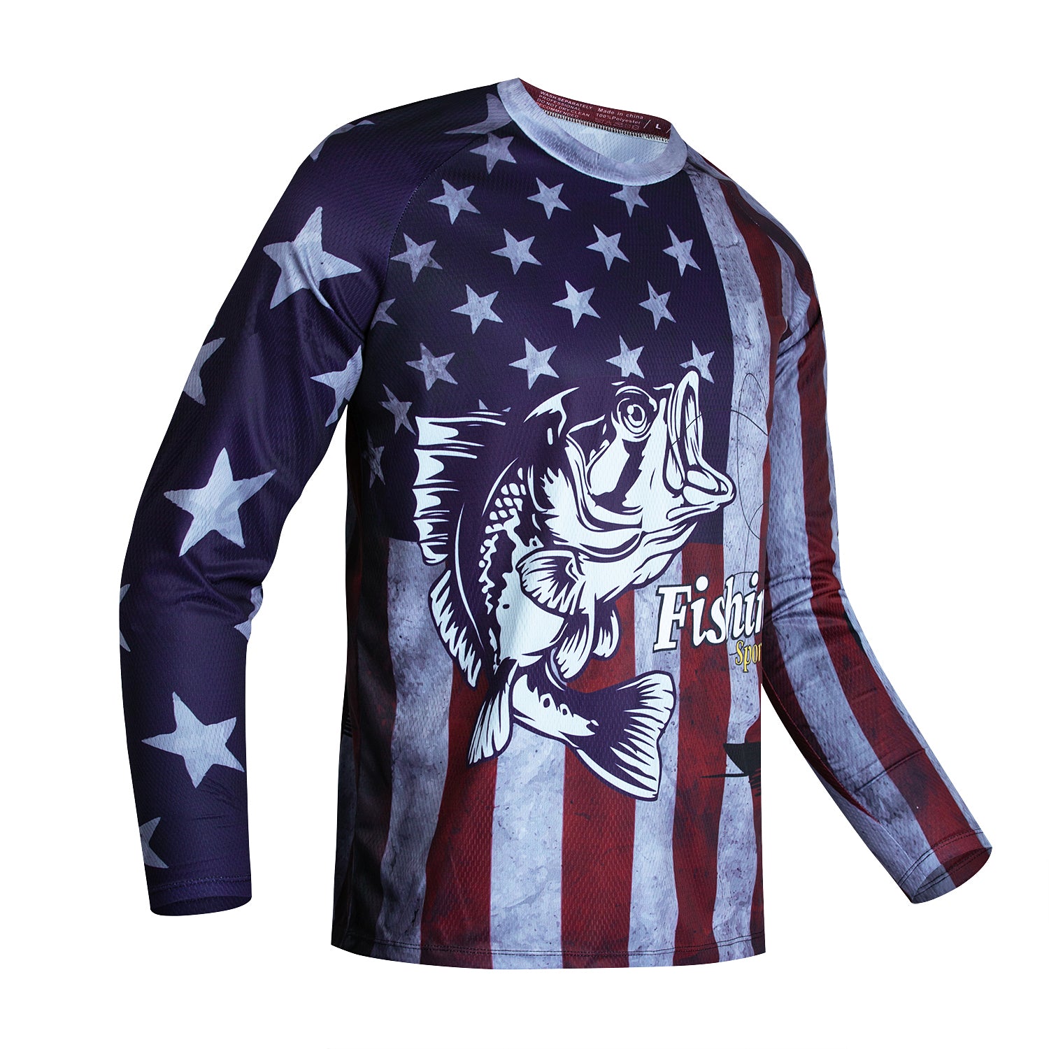 Camisa de Pesca Masculina Manga Longa com Protetor Solar