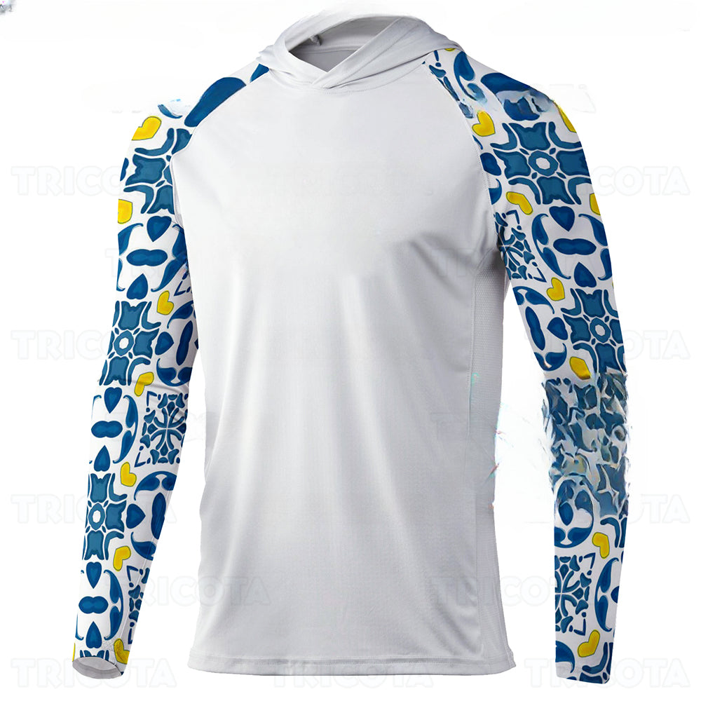 Camisa de Pesca Masculina de Manga Longa