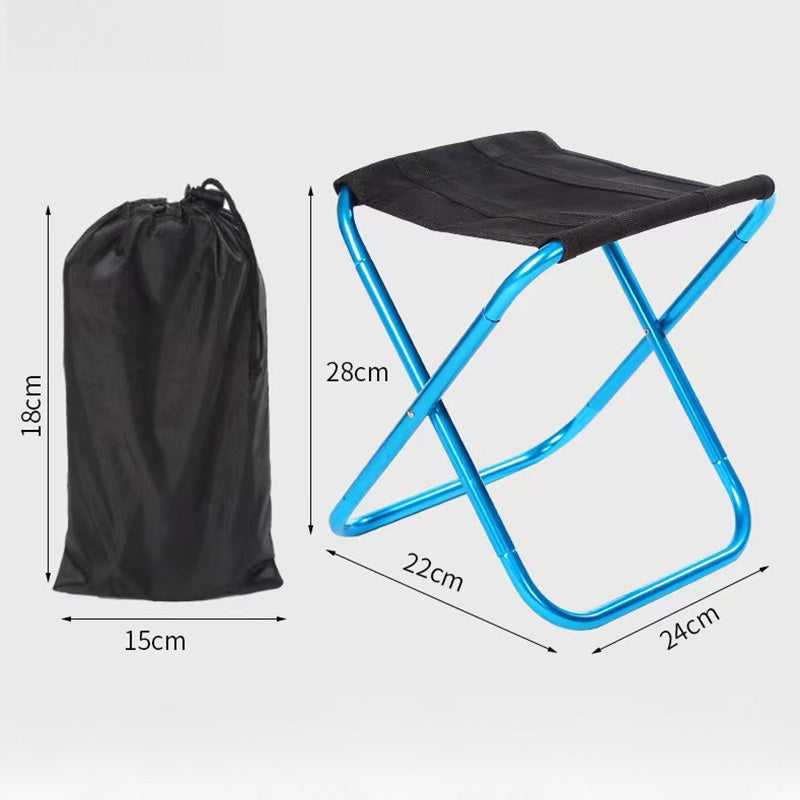 Cadeira Dobrável Portátil Ultraleve para Acampamento e Pesca