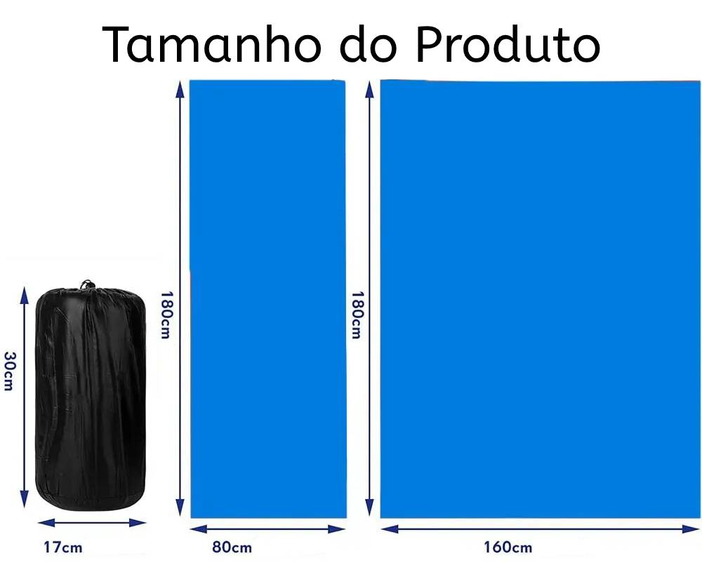 Saco de Dormir de Lã Ultra-Leve para Inverno