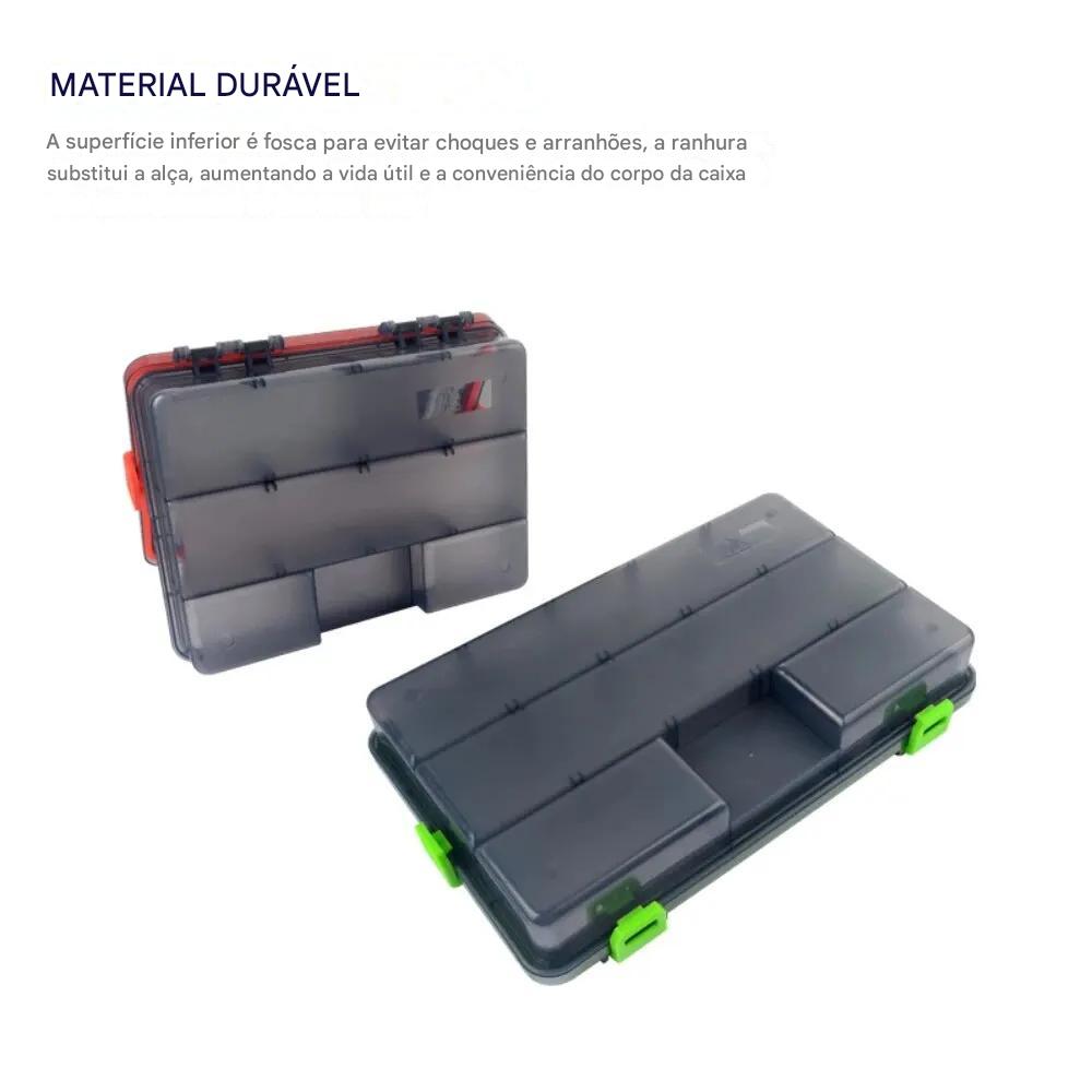 Caixa de Pesca Grande com Alta Capacidade - Organizador de Acessórios, Iscas e Anzóis