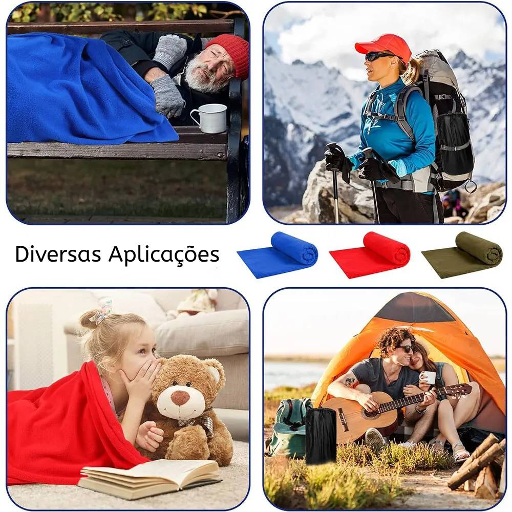 Saco de Dormir de Lã Ultra-Leve para Inverno