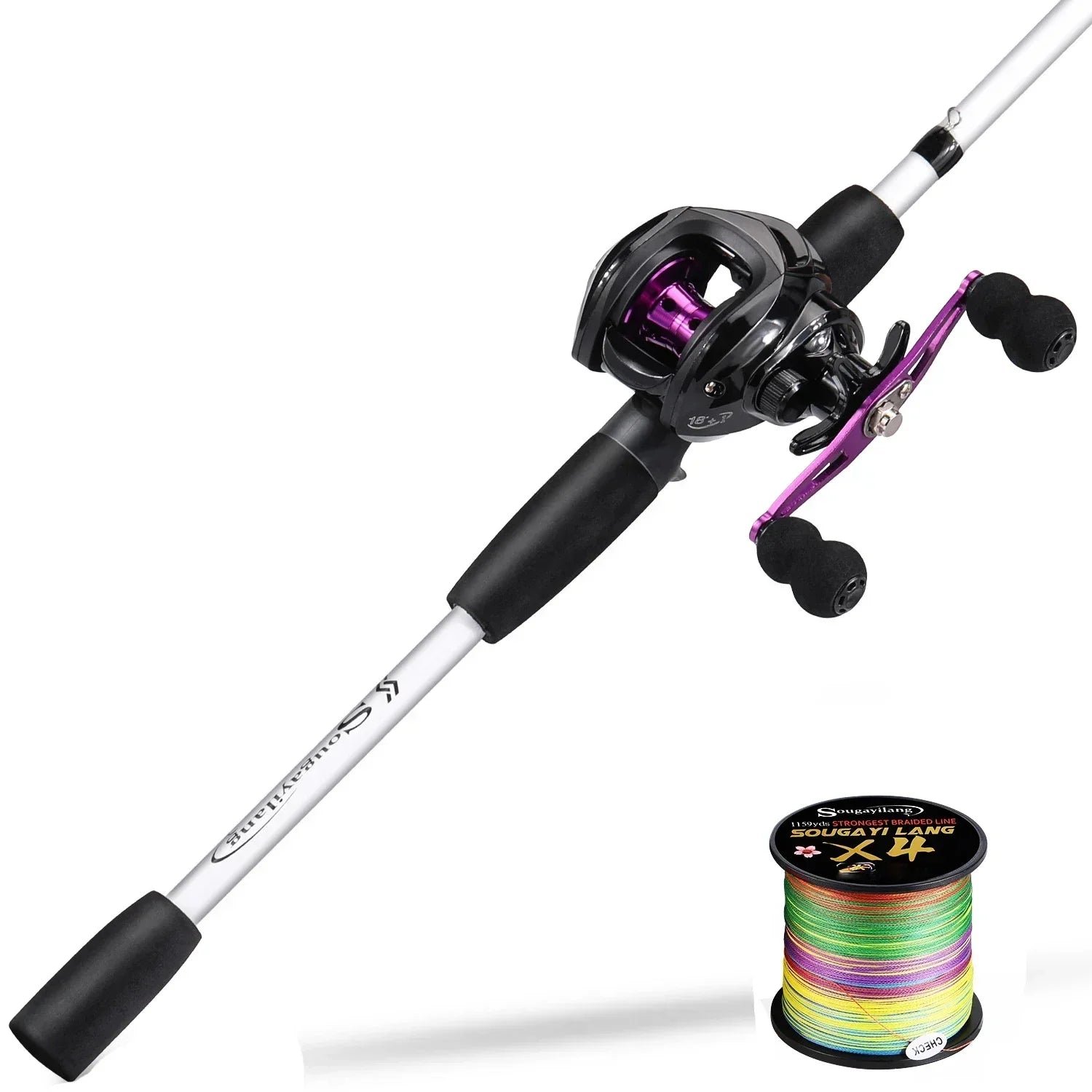 Kit de Pesca Completo – Carretilha 8kg e Vara de 1,98m para Pescarias de Sucesso