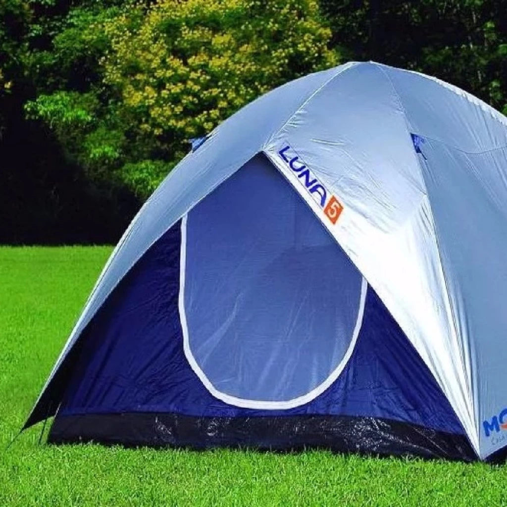 Barraca 5 Lugares Luna + Colchão Casal + Bomba De Pé Camping