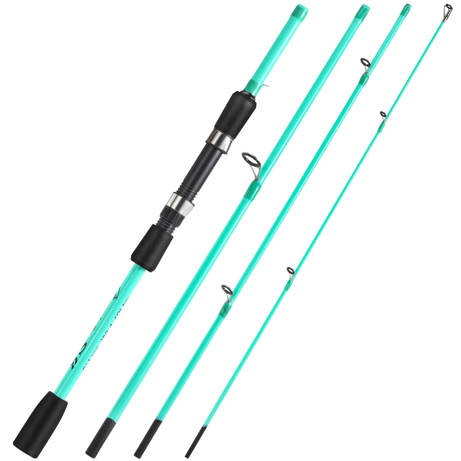Vara De Pesca Sougayilang Fibra De Carbono 4 Partes Ação Rápida
