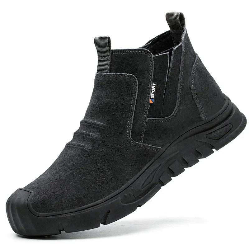 Bota Masculina Trabalho Bico de Aço Segura