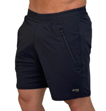 Bermuda Shorts Masculino com Bolsos com Zíper