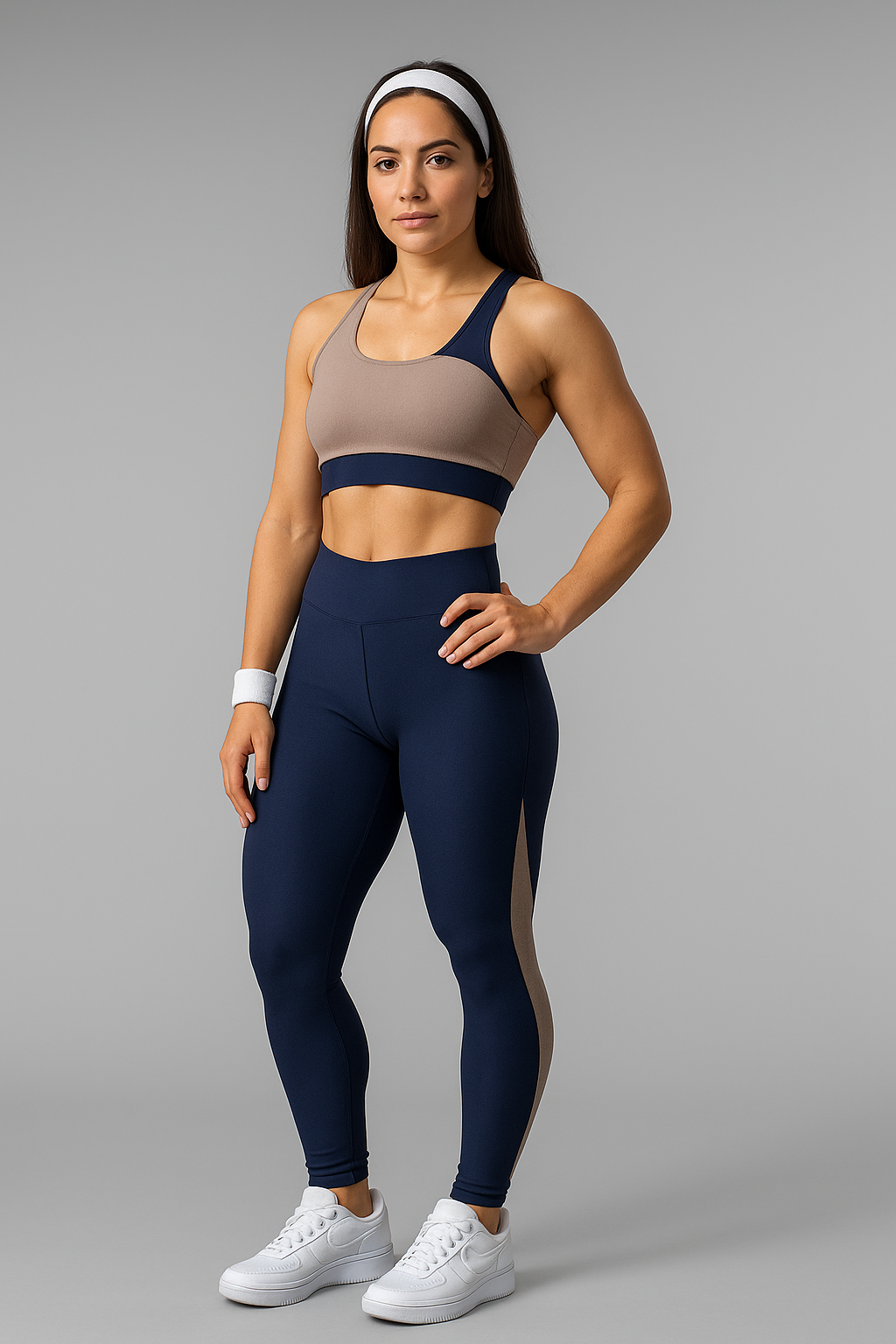 Conjunto Academia Fitness Top + Calça Legging Premium