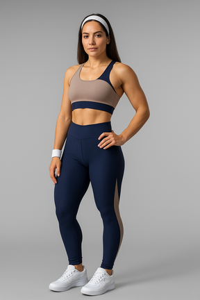 Conjunto Academia Fitness Top + Calça Legging Premium