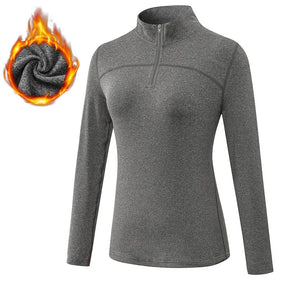 Camiseta Esportiva Feminina de Manga Longa