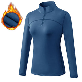 Camiseta Esportiva Feminina de Manga Longa