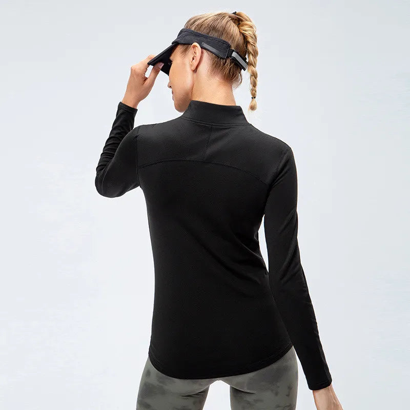 Camiseta Esportiva Feminina de Manga Longa