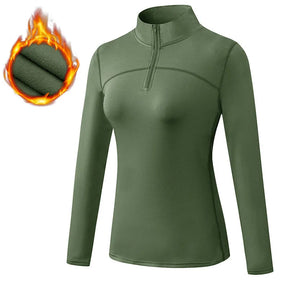 Camiseta Esportiva Feminina de Manga Longa