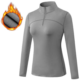 Camiseta Esportiva Feminina de Manga Longa