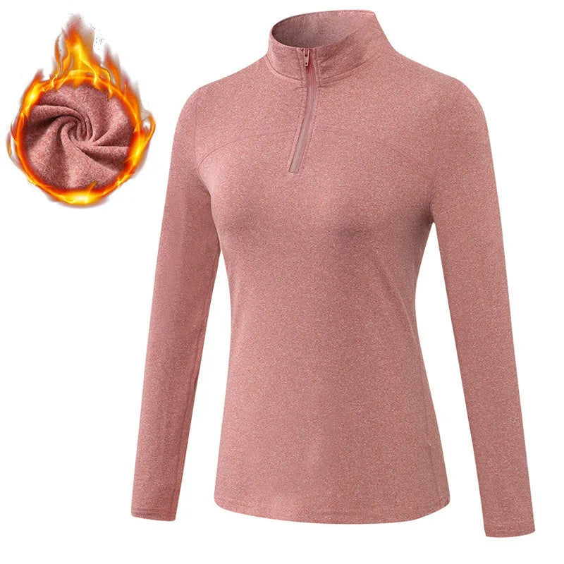 Camiseta Esportiva Feminina de Manga Longa
