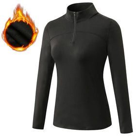 Camiseta Esportiva Feminina de Manga Longa
