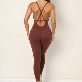 Body Macaquinho Fitness Elastano