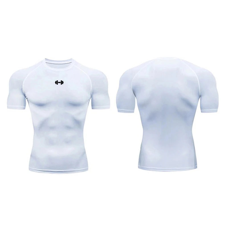 Camiseta Masculina de Compressão Academia