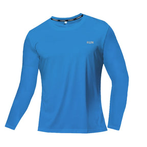 Camiseta Masculina Longa de Seda Gelo