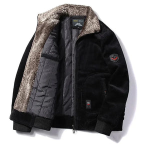Jaqueta Masculina Inverno Térmica Veludo