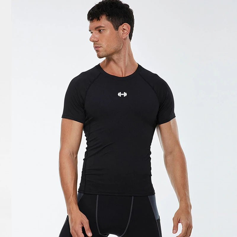 Camiseta Masculina de Compressão Academia