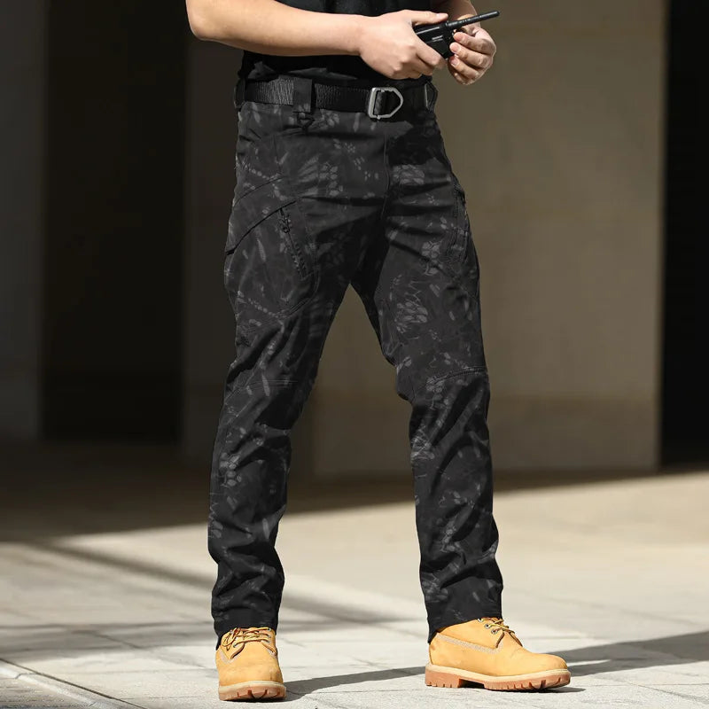 Calça Masculina Elástica Impermeável (Sem cinto)