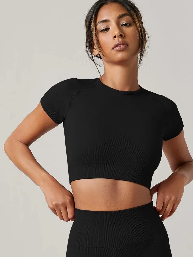Camiseta Feminina Fitness Sem Costura