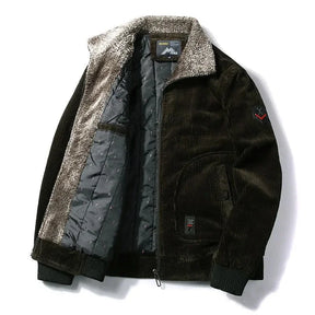 Jaqueta Masculina Inverno Térmica Veludo