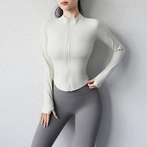 Blusa Feminina para Esportes com Ziper