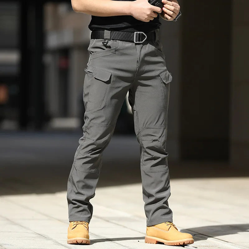 Calça Masculina Elástica Impermeável (Sem cinto)