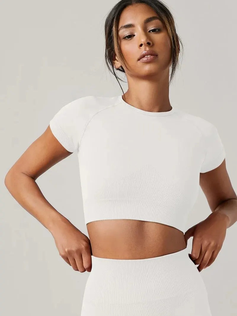 Camiseta Feminina Fitness Sem Costura