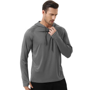 Camiseta Esporte Masculino com Capuz