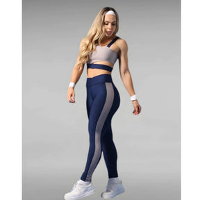Conjunto Academia Fitness Top + Calça Legging Premium