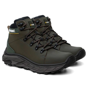 Bota Masculino Coturno Trilha Trabalho Segurança Couro Conforto