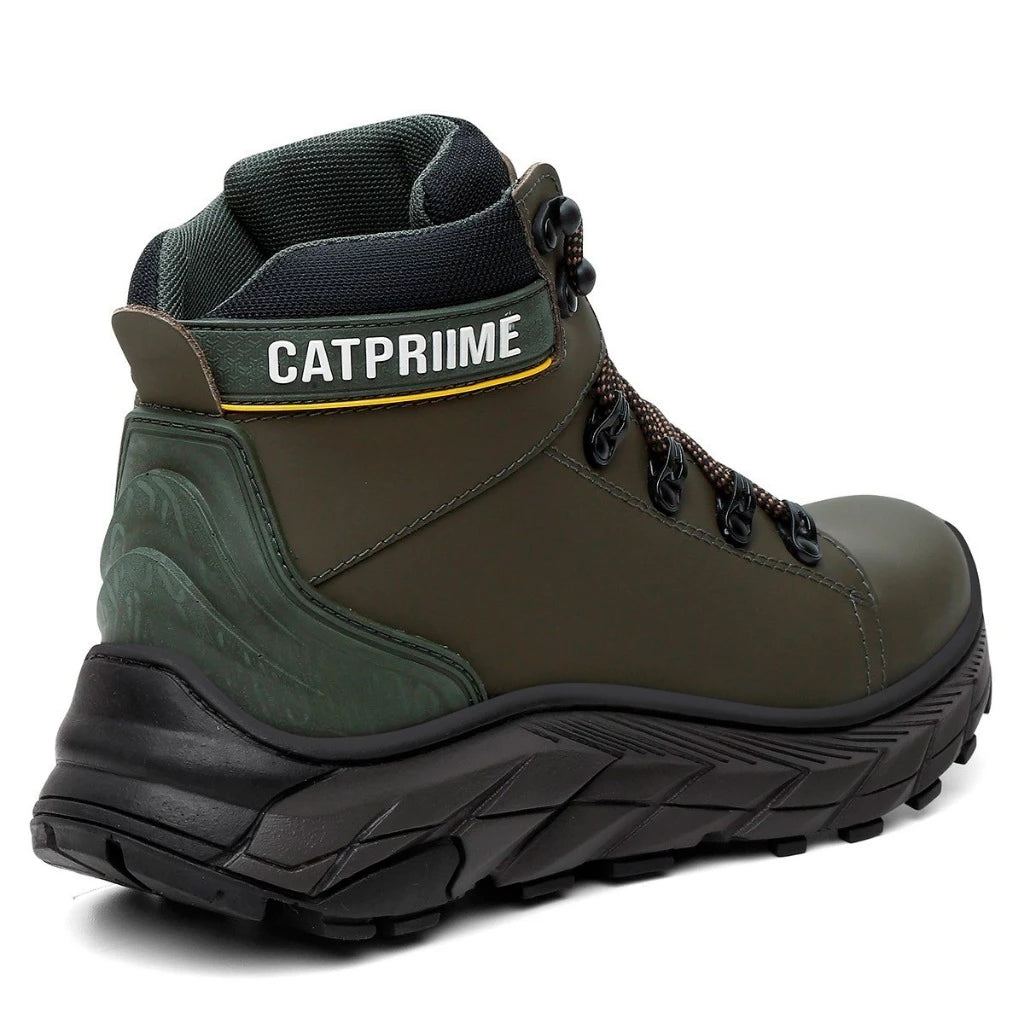 Bota Masculino Coturno Trilha Trabalho Segurança Couro Conforto