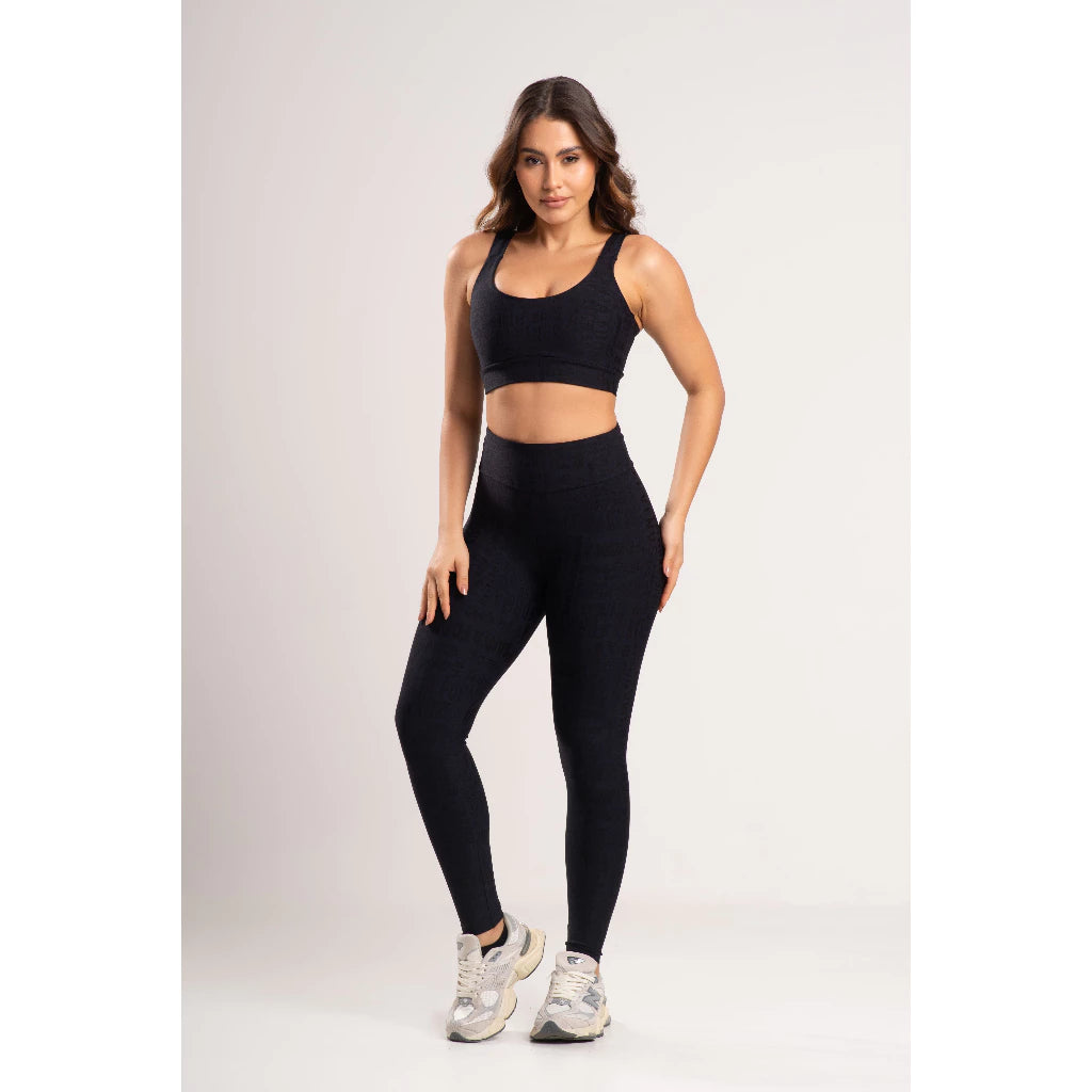 Conjunto Fitness Academia Zero Transparencia