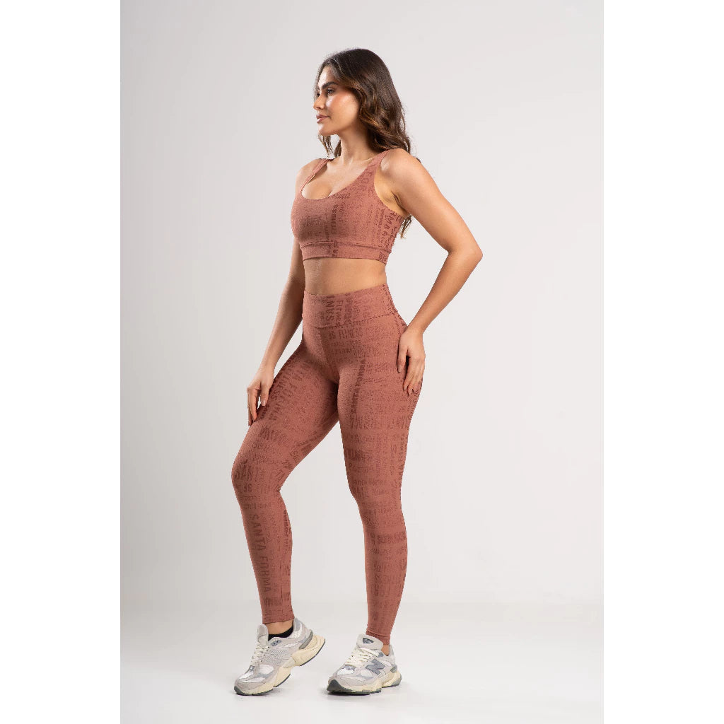 Conjunto Fitness Academia Zero Transparencia