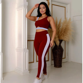 Conjunto Academia Fitness Top + Calça Legging Premium