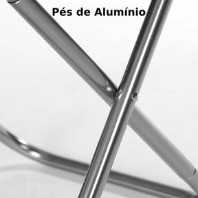 Cadeira Dobrável Portátil Ultraleve para Acampamento e Pesca