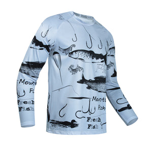 Camisa de Pesca Masculina Manga Longa com Protetor Solar